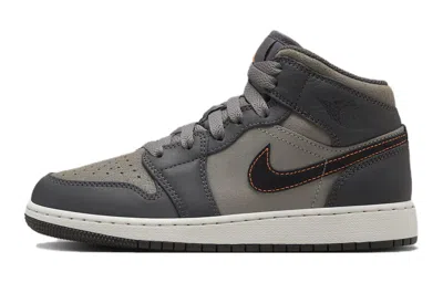Air Jordan 1 Mid Se 'night Stadium' In Gray