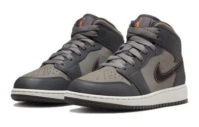 Air Jordan 1 Mid Se 'night Stadium' In Gray