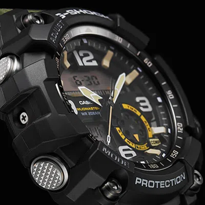 Casio G-shock Mudmaster 'black Olive' In Green