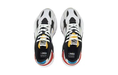 Puma Rs-x Big Boys Black White Red Low Tops Sports Shoe 'black White Gray'