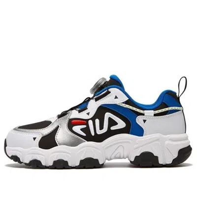 Fila (gs)  Athletic Running Shoes 'white Blue Black' In Red