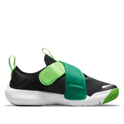 Nike (ps)  Flex Advance Low-top Black/green In Black