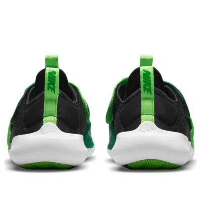 Nike (ps)  Flex Advance Low-top Black/green In Black