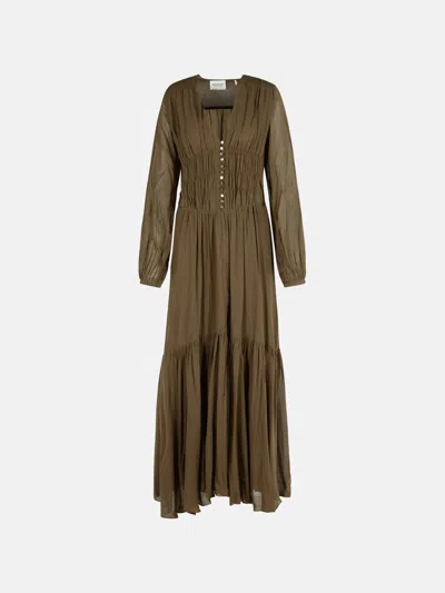 Isabel Marant Étoile Briane' Khaki Viscose Dress