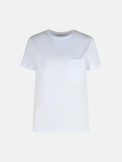 Max Mara 'papaya' White Cotton Jersey T-shirt