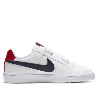 Nike (ps)  Court Royale 'white Blue Red'