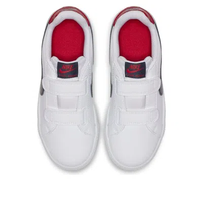 Nike (ps)  Court Royale 'white Blue Red'