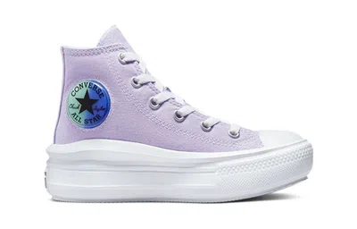Converse (ps)  Chuck Taylor All Star Move Platform High 'gel Patch' In Purple