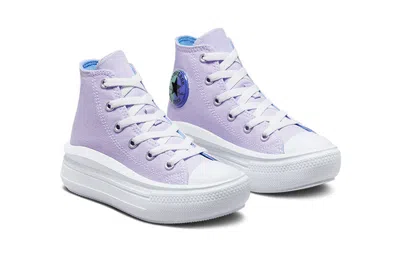 Converse (ps)  Chuck Taylor All Star Move Platform High 'gel Patch' In Purple