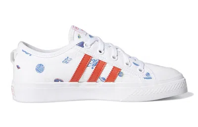Adidas Originals (gs) Adidas Nizza J 'out Of This World - White'