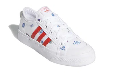 Adidas Originals (gs) Adidas Nizza J 'out Of This World - White'