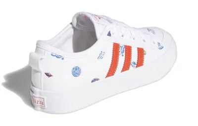 Adidas Originals (gs) Adidas Nizza J 'out Of This World - White'