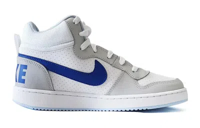 Nike (gs)  Court Borough Mid 'white Blue'