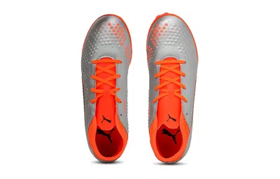 Puma (gs)  One 4 Syn Tt 'silver Orange Black' In Multi
