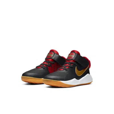 Nike (ps)  Team Hustle D9 'dark Smoke Grey Metallic Gold' In Black