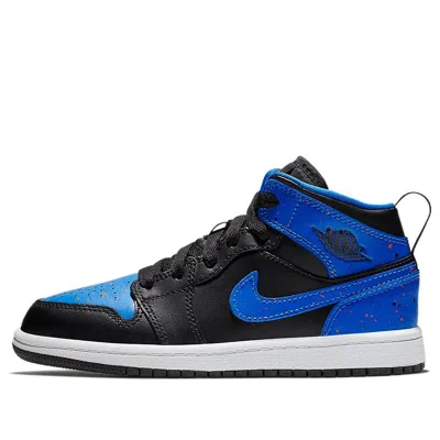 Air Jordan (ps)  1 Mid 'royal Splatter'