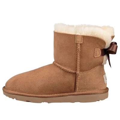 Ugg Mini Bailey Bow Ii (big Kids) Chestnut In Brown