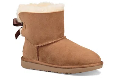 Ugg Mini Bailey Bow Ii (big Kids) Chestnut In Brown
