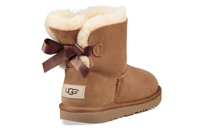 Ugg Mini Bailey Bow Ii (big Kids) Chestnut In Brown