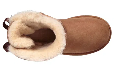 Ugg Mini Bailey Bow Ii (big Kids) Chestnut In Brown
