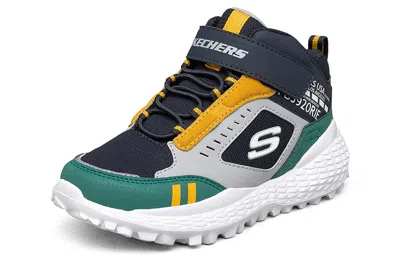 Skechers (gs)  Los Angeles Sport Shoes 'grey Navy Green'