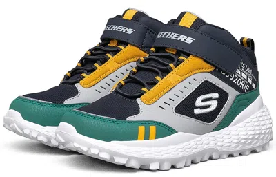 Skechers (gs)  Los Angeles Sport Shoes 'grey Navy Green'