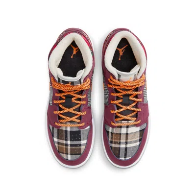Air Jordan (gs)  1 Mid 'plaid'