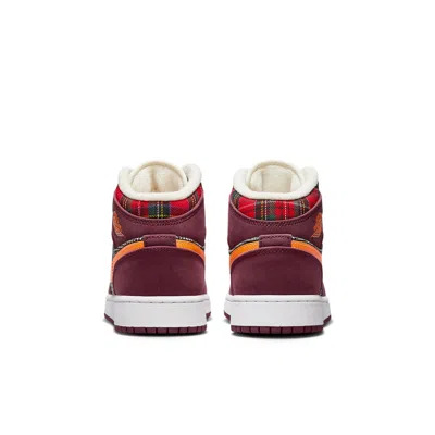 Air Jordan (gs)  1 Mid 'plaid'