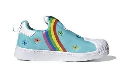 Adidas Originals (ps) Adidas Superstar 360 X The Simpsons 'lisa And Her Pony' In Blue