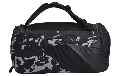 Under Armour Contain Duo Duffle Bag 'black Grey Camo' In Gray