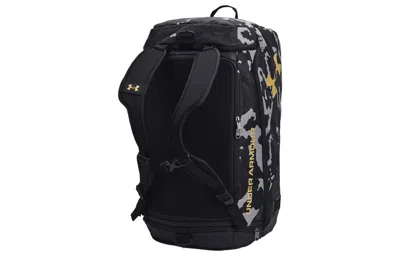 Under Armour Contain Duo Duffle Bag 'black Grey Camo' In Gray