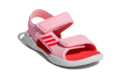 Adidas Originals (ps) Adidas Adilette Sandal Cozy Non-slip Sports Sandals 'pink White'