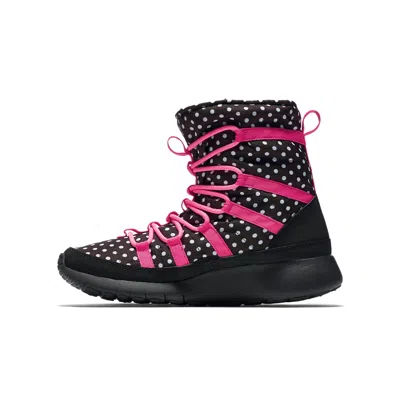 Nike (gs)  Roshe One Hi 'black Pink'