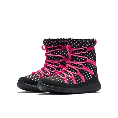 Nike (gs)  Roshe One Hi 'black Pink'