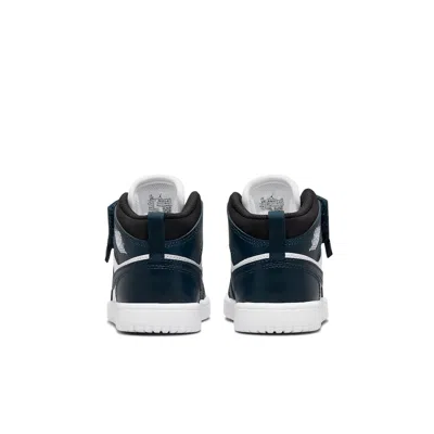 Air Jordan (ps)  1 Mid 'white Armory Navy' In Blue