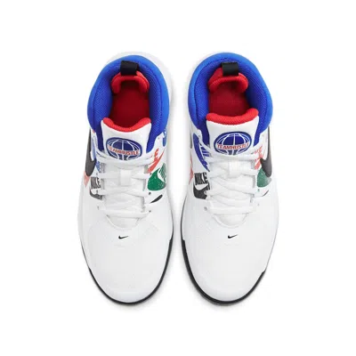 Nike (gs)  Team Hustle D 9 'black White Blue' In Multi
