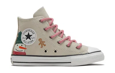 Converse (gs)  Chuck Taylor All Star High 'winter Holidays' In Neutral