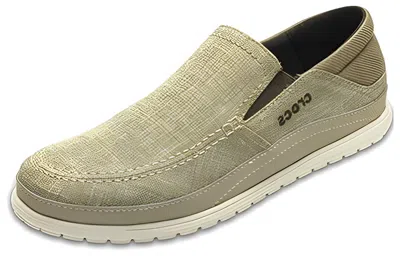 Crocs Santa Cruz Playa Slip-on Shoes 'khaki Stucco'
