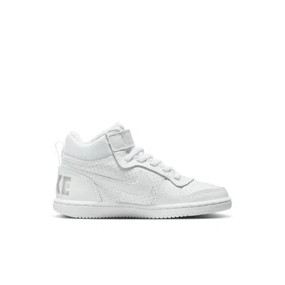 Nike (ps)  Court Borough Mid-top Sneakers White