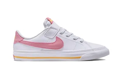 Nike (ps)  Court Legacy 'white Pink Orange'