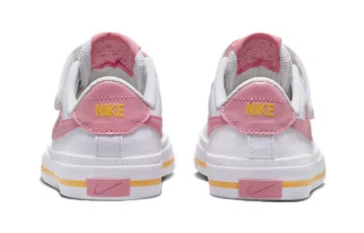 Nike (ps)  Court Legacy 'white Pink Orange'