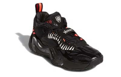 Adidas Originals (gs) Adidas Marvel X D.o.n. Issue #3 'venom Carnage - Carbon Signal Pink'