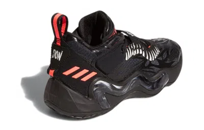 Adidas Originals (gs) Adidas Marvel X D.o.n. Issue #3 'venom Carnage - Carbon Signal Pink'