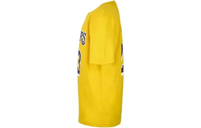 Nike Dri-fit Nba Jersey Los Angeles Lakers Lebron James Short Sleeve Yellow