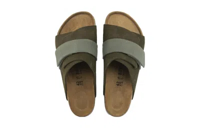 Birkenstock Kyoto Slide Sandal In Green