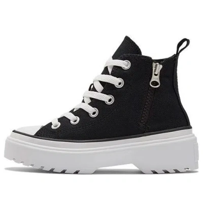 Converse (ps)  Chuck Taylor All Star High Top Lugged Casual Shoes 'black White'