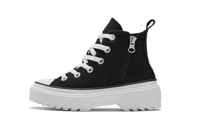 Converse (ps)  Chuck Taylor All Star High Top Lugged Casual Shoes 'black White'
