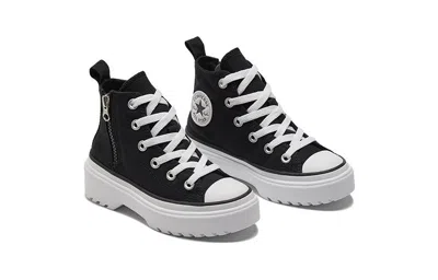 Converse (ps)  Chuck Taylor All Star High Top Lugged Casual Shoes 'black White'