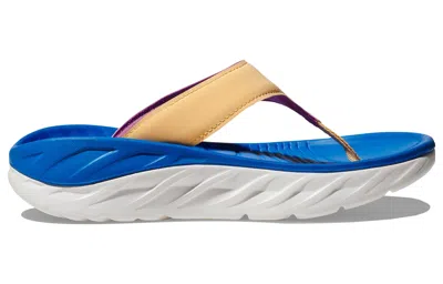 Hoka (wmns)  One One Ora Recovery Flip Slide 'impala Coastal Sky' In Blue