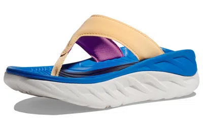 Hoka (wmns)  One One Ora Recovery Flip Slide 'impala Coastal Sky' In Blue